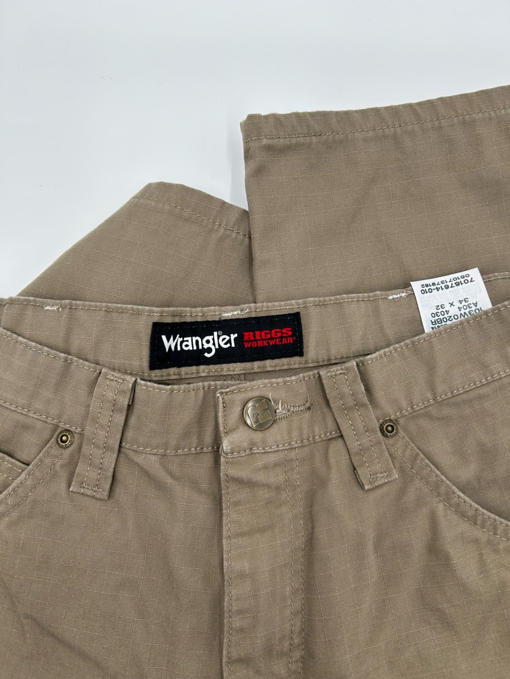 Wrangler Riggs Men's Carpenter Pants in Khaki 34x32 - Picture 4 of 9